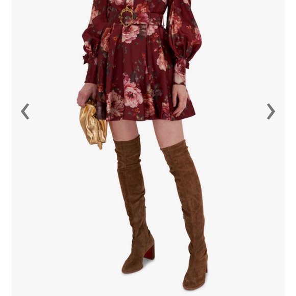 CHRISTIAN LOUBOUTIN
Adoxa Rhea Stretch Suede Over-The-Knee Boot, 70mm SIZE37 - Picture 8 of 9